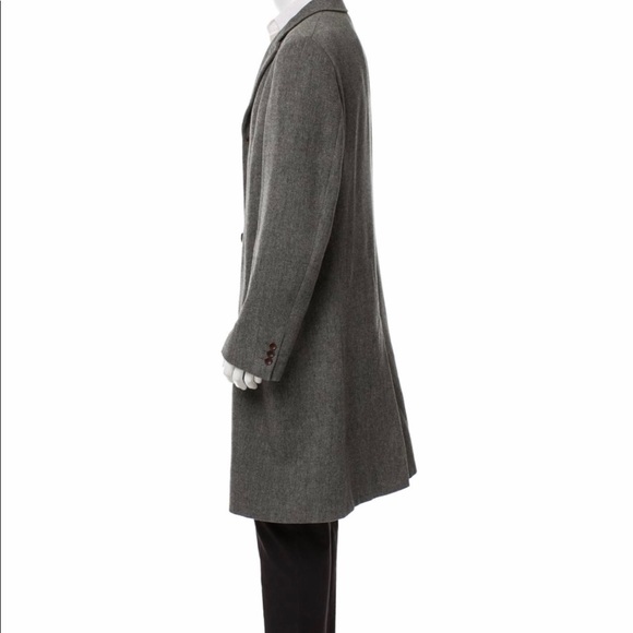 Armani Collezioni Wool Trench Coat - Picture 2 of 4